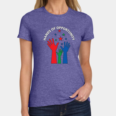 Hands Of Opportunity - Softstyle ® Ladies T Shirt Thumbnail