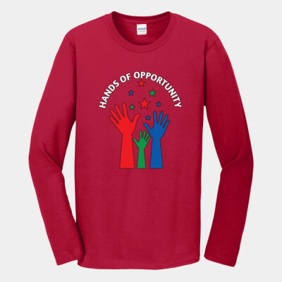 Hands Of Opportunity - Softstyle ® Long Sleeve T Shirt Thumbnail