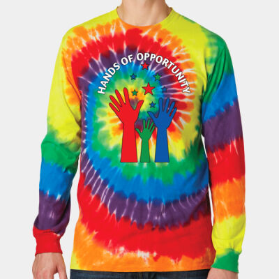 Hands Of Opportunity - Tie Dye Long Sleeve Tee Thumbnail