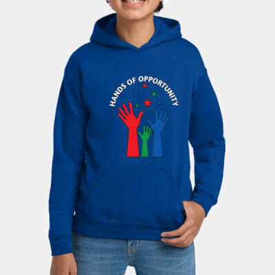 Hands Of Opportunity - Youth Heavy Blend Hooded Sweatshirt Thumbnail