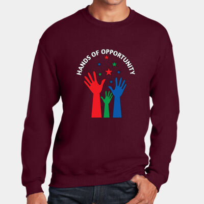 Hands Of Opportunity - Heavy Blend Crewneck Sweatshirt Thumbnail
