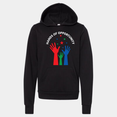 Hands Of Opportunity - Ultrasoft Youth Sponge Fleece Hoodie Thumbnail