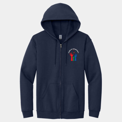 Hands Of Opportunity - Heavy Blend Full Zip Hooded Sweatshirt Thumbnail