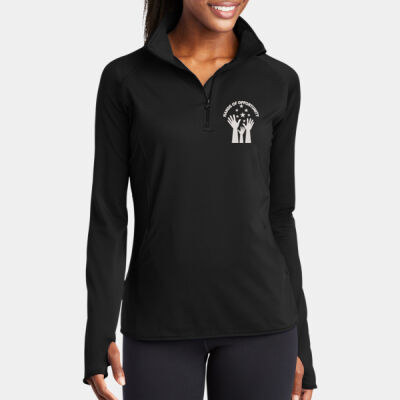 Hands Of Opportunity - Ladies Sport Wick ® Stretch 1/4 Zip Pullover Thumbnail