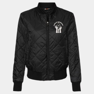 Hands Of Opportunity - Women's HeatLast™ Quilted Packable Bomber Thumbnail